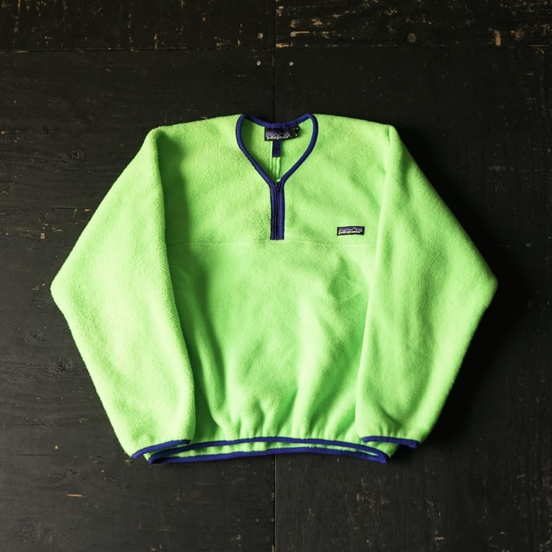 Patagonia Quarter Zip Fleece Pullover(90s L mad