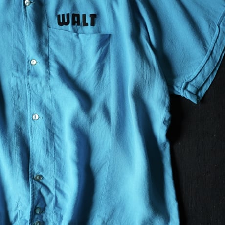 Nat Nast Bowling Shirt (60s aboutM Good Color)