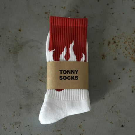 Tonny Socks Fire Pattern Socks