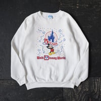 Disney Printed Crew Sweat (80s M made in USA)