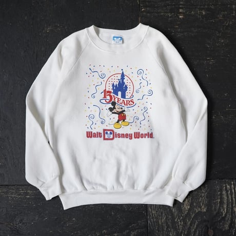 Disney Printed Crew Sweat (80s M made in USA)