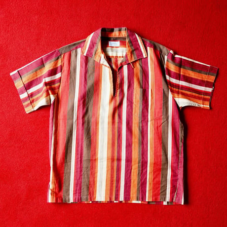60-70s Brent Italian Collar Pullover Shirt