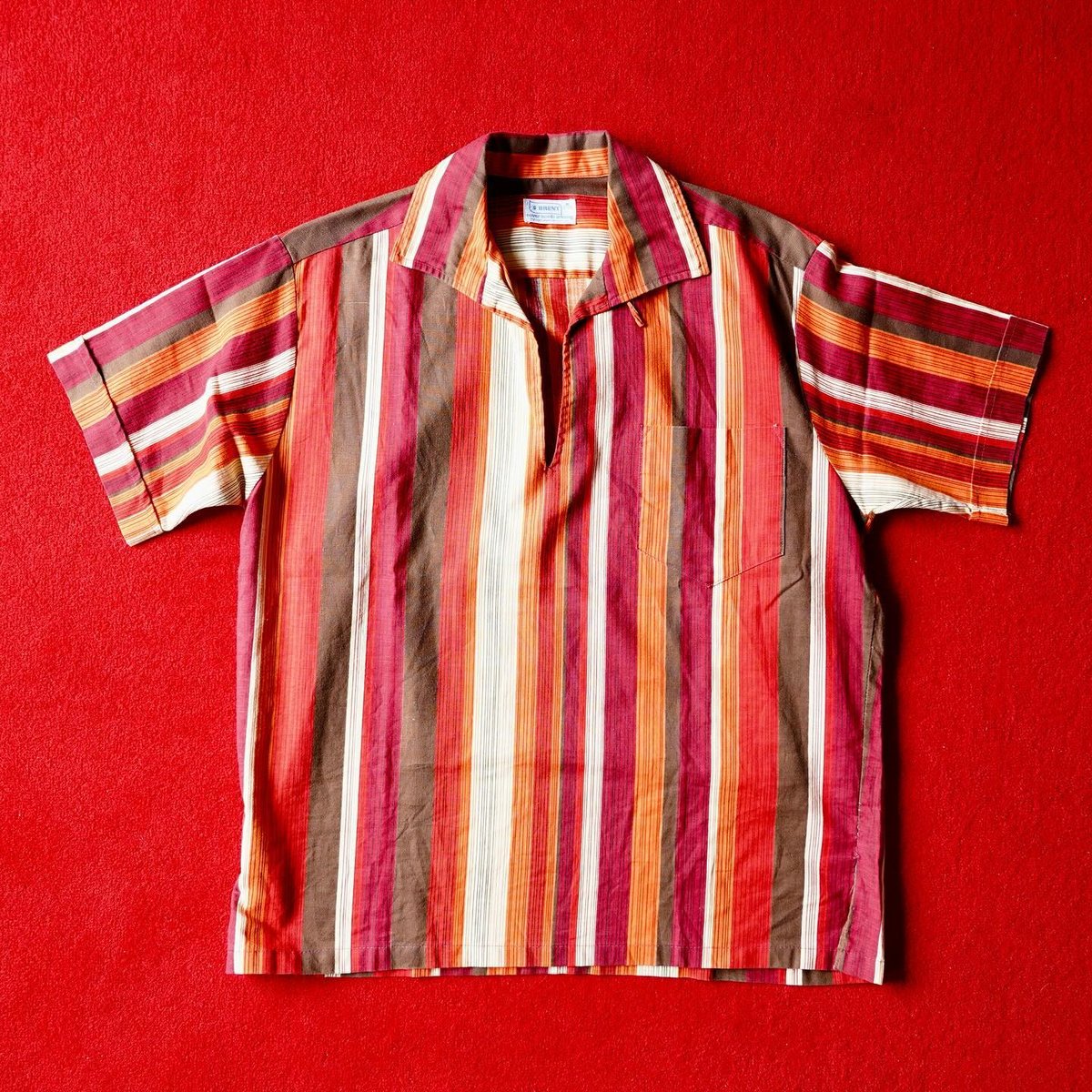 60-70s Brent Italian Collar Pullover Shirt | gl 60-70s Brent Italian Collar Pullover Shirt | gl