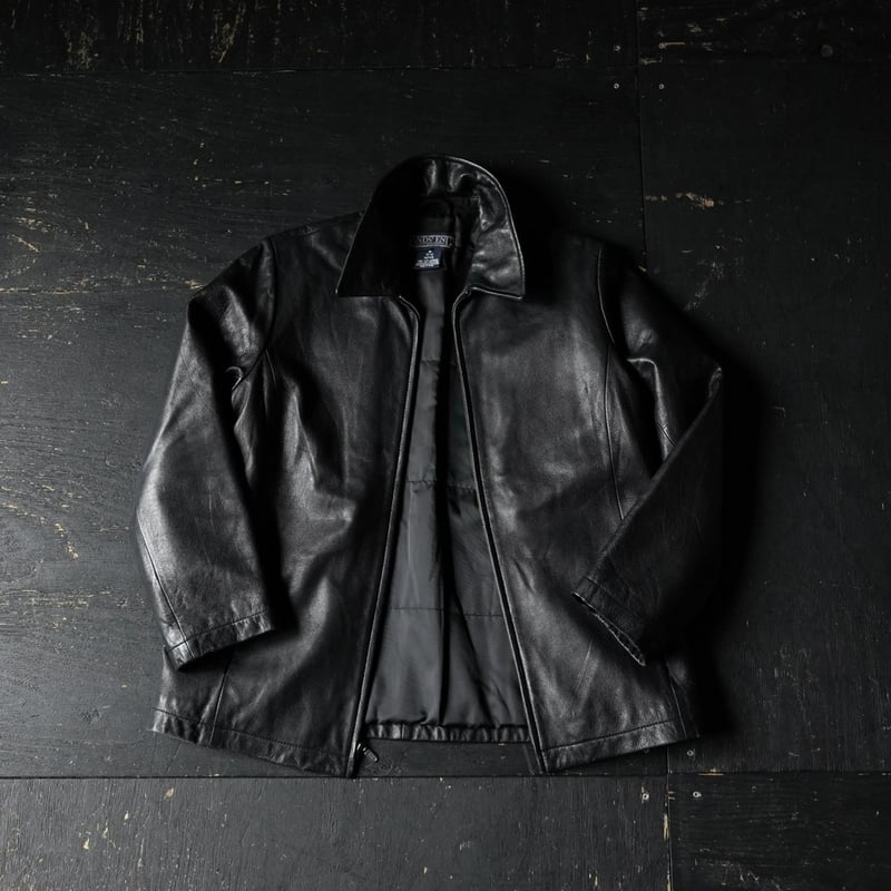 Lands' End Leather Jacket (90s M) | globule mag.