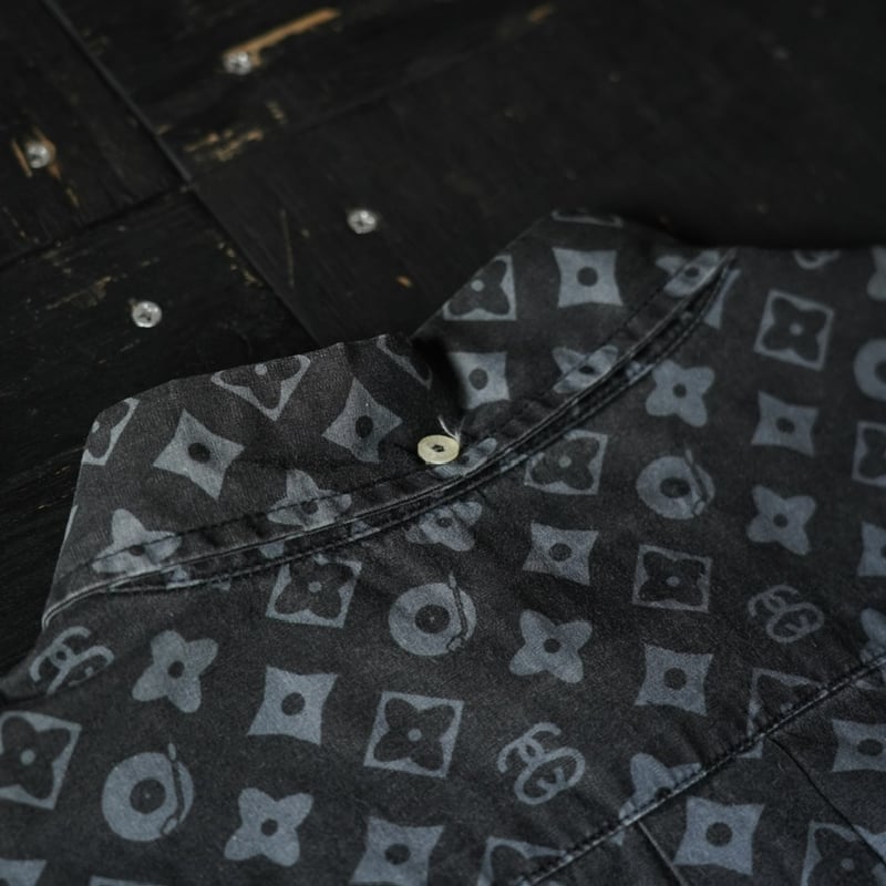 Stussy Monogram SS Shirt (90s L good design) |