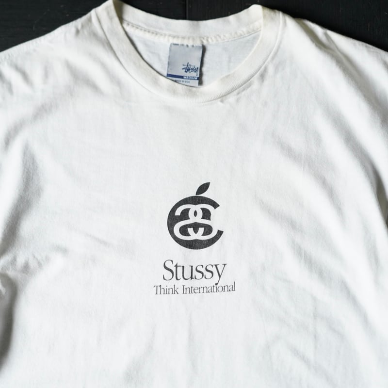 Stussy Apple T-shirt (00s M made in USA) | glob