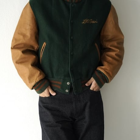 L.L. Bean Varsity Jacket (80s L made in USA )