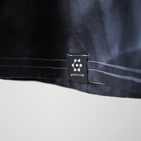 globule mag. gm. Emb. L/S Crew Neck Tee - Tie Dye / Black
