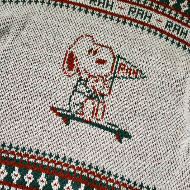 Arrow Snoopy Pattern Sweater | globule mag.