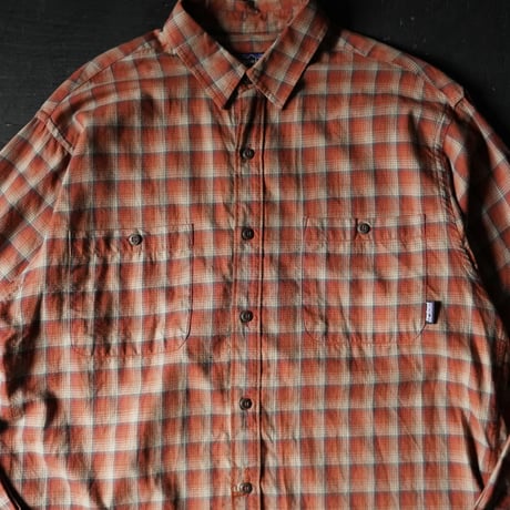 Patagonia Organic Cotton Plid Shirt (90s S made in Portugal)