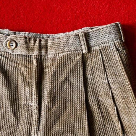 Barry Bricken Two Tuck Corduroy Trouser