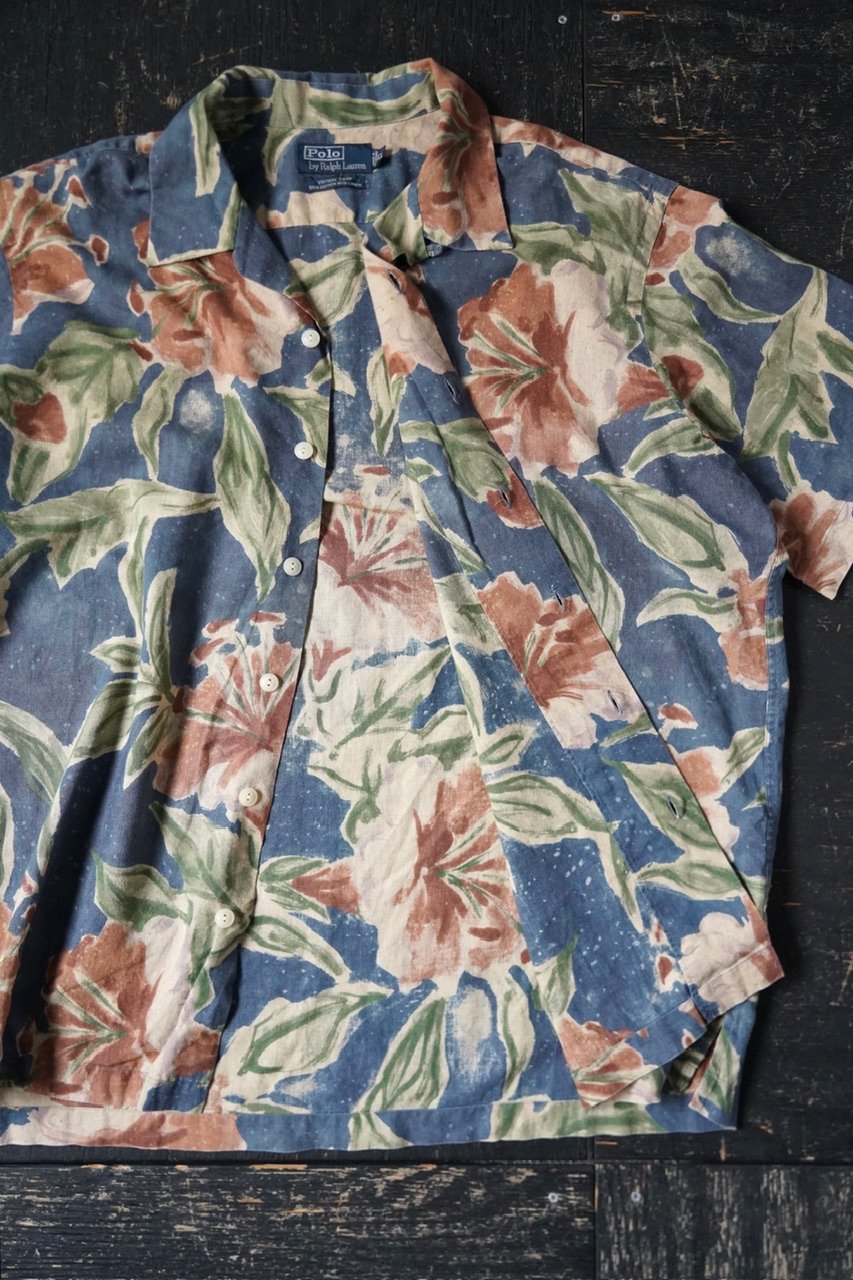 Ralph Lauren 'Vintage Camp' Open Collar Shirt (