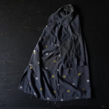 Single Needle Tailoring Open Collar Shirt （50s M vintage）