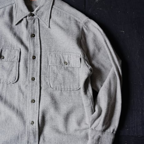 Five Brother Wool Flannel Shirt (50s M made in USA)