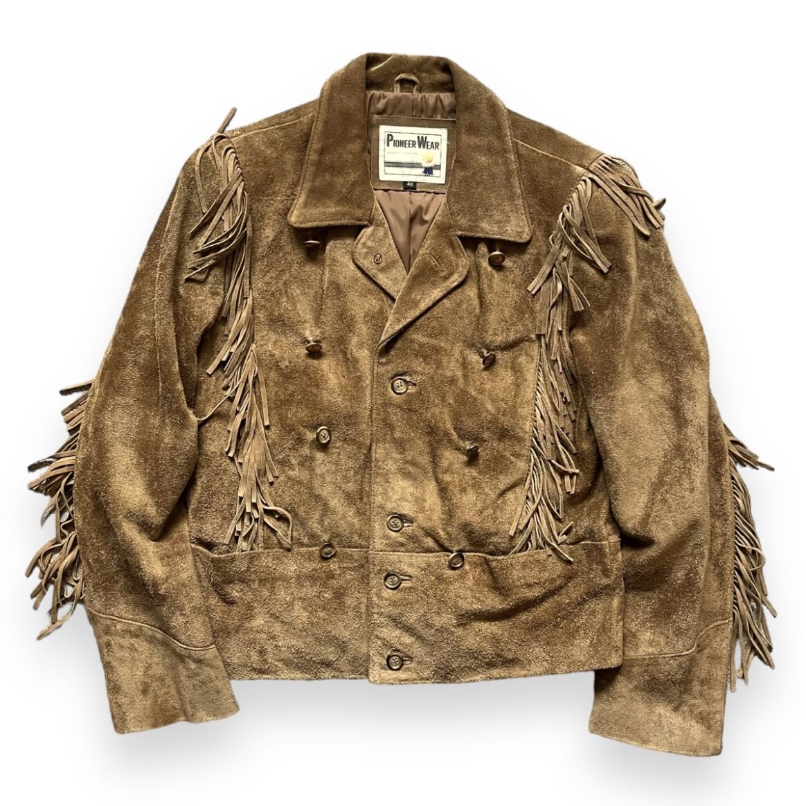80's Pioneer Wear Suede Fringe Jacket