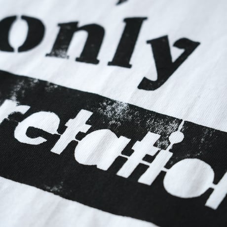 Yoshinori Kato × globule mag. Dual Hand Printed T-Shirt / No Facts