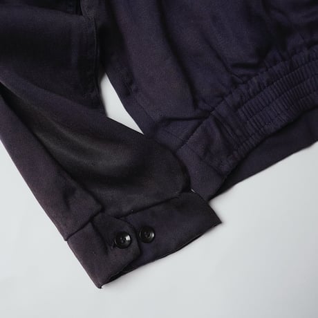 50s Gabardine Jacket "茄子紺 鬼フェード"
