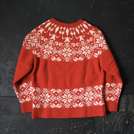 90s Good Enough Nordic Pattern Sweater