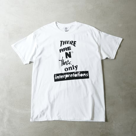 Yoshinori Kato × globule mag. Dual Hand Printed T-Shirt / No Facts