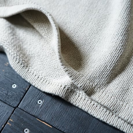 J.Crew Linen Cotton Roll Neck Sweater（90s L 巨人タグ）