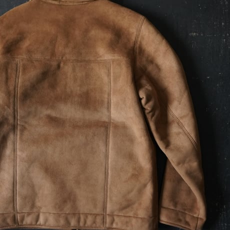 L.L. Bean Faux Mouton Zip Jacket (M)