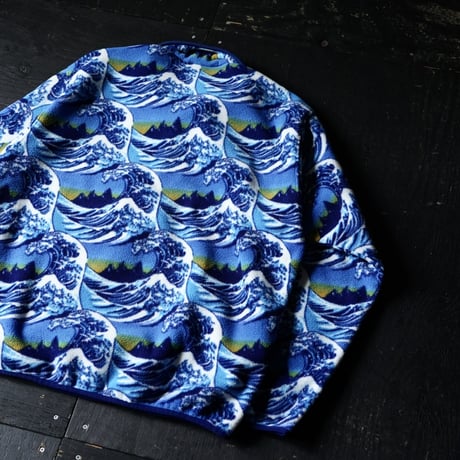 Patagonia Synchilla Snap T "葛飾北斎" (Fitzroy Channel Blue L)