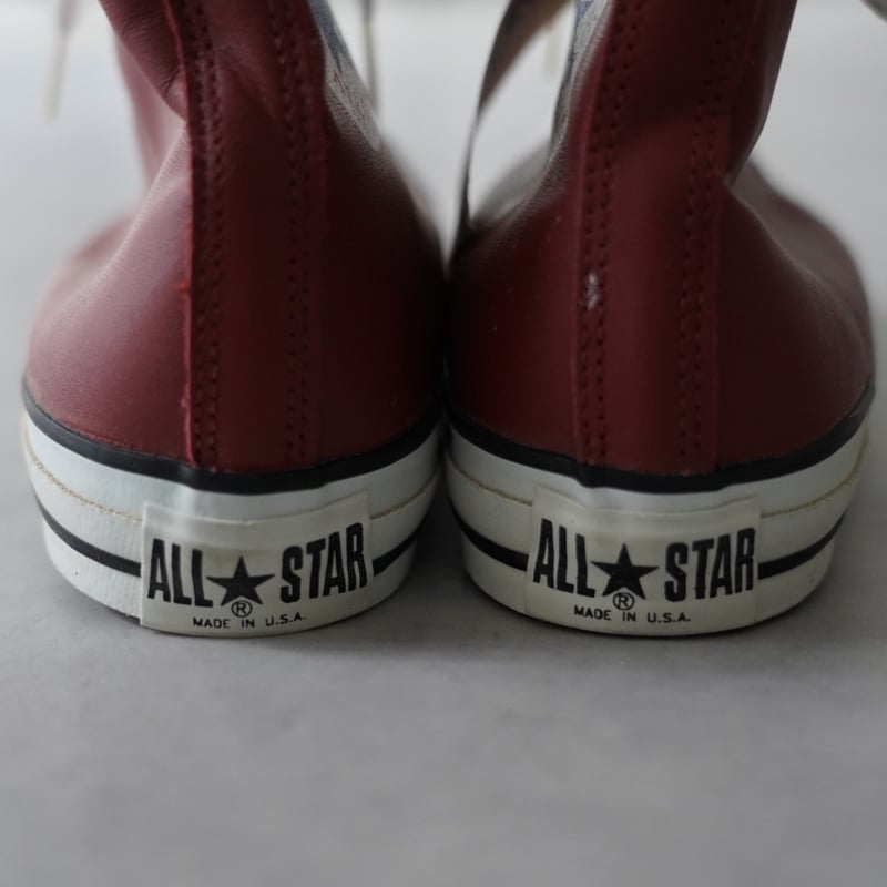 Converse All Star Hi Leather (90s Red US9 1/2