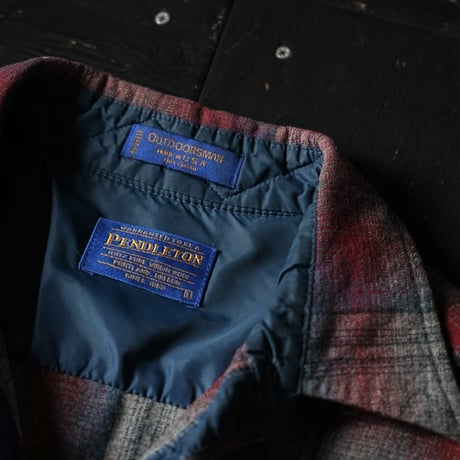 Pendleton Wool Shadow Plaid Shirt (L made in USA)