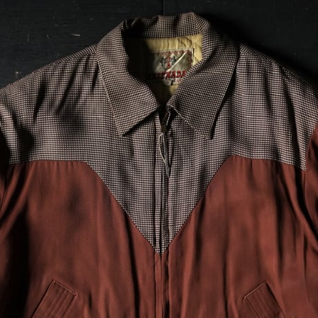 Ensenada Rayon Gabardine Jacket (50s about M)