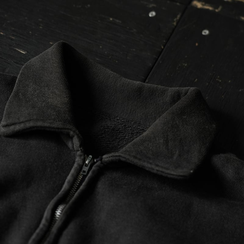50-60s Vintage Half Zip Sweat ナス紺 鬼フェード 50-60s Vintage