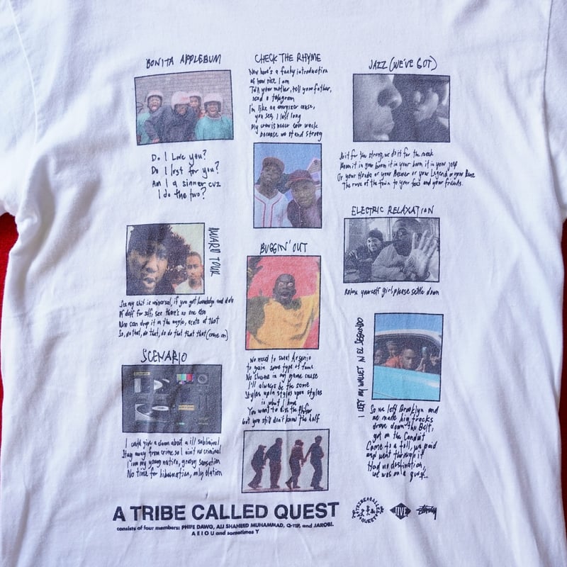Stussy Print Tee - A Tribe Called Quest | globu Stussy Print Tee - A Tribe Called Quest | globu