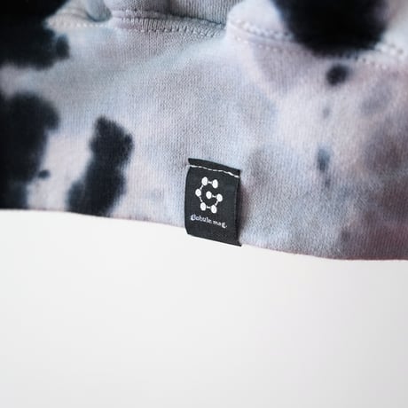 gm. Emb. Sweat Hoody - Tie Dye  / Multi Black