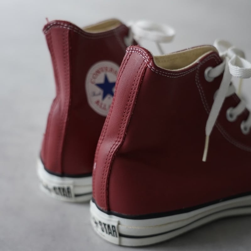 90s CONVERSEALLSTAR コンバース Converse All Star Hi Leather (90s Red US9 1/2