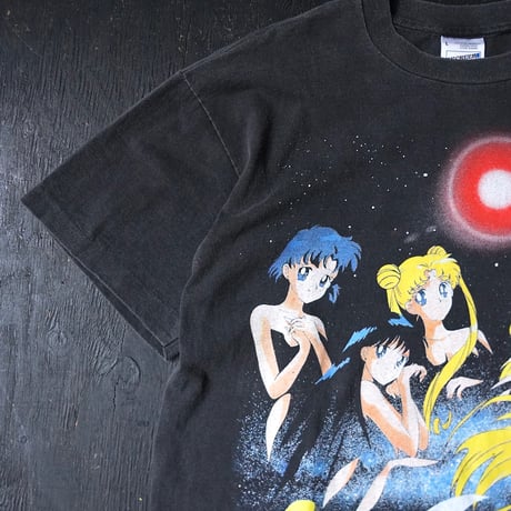Sailor Moon Print T Shirt (90s L)