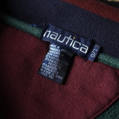 Nautica Half Zip Pullover Sweat (90-00s L )