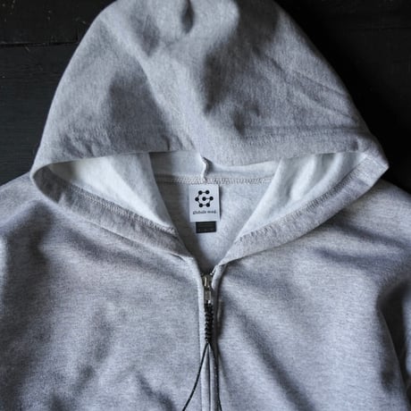 gm. Emb. Zip Hoodie- Gray