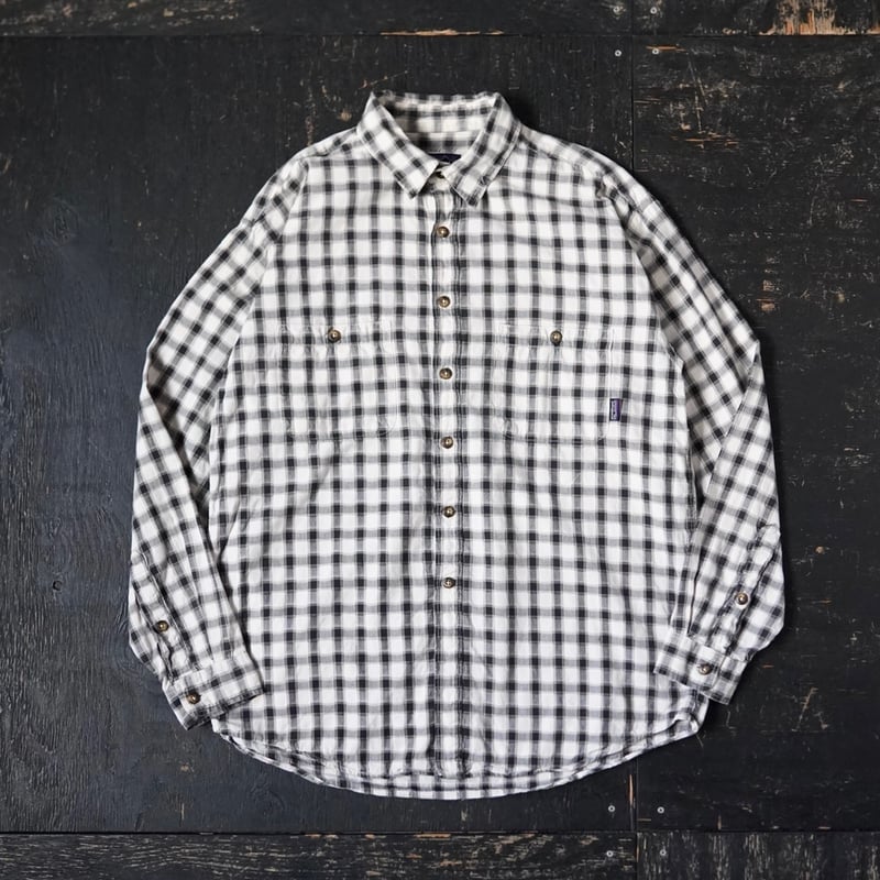 Patagonia Organic Cotton Plaid Shirt (90s M mad