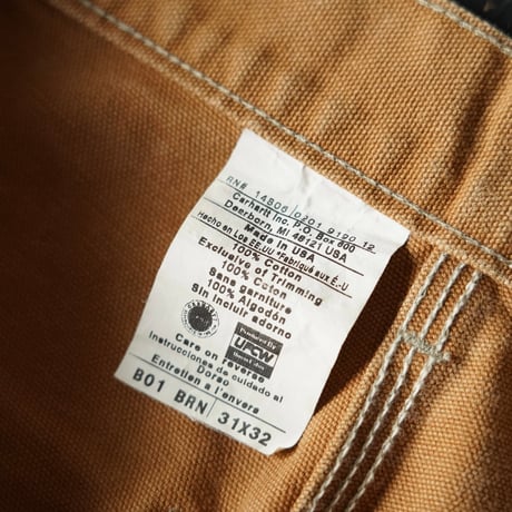 Carhartt Duck Logger Pant (90-00s W31L32 Made in USA)