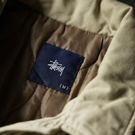 Stussy Cotton Insulated Jacket (90s M 紺タグ made in USA)