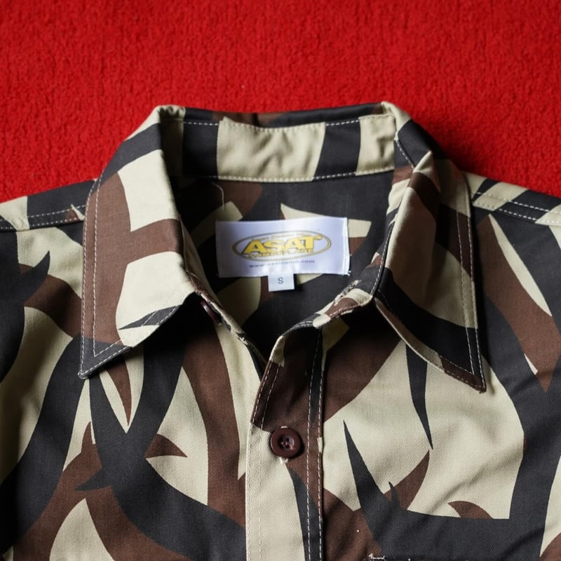 90s Dead Stock ASAT Tribal Camouflage Field Shi