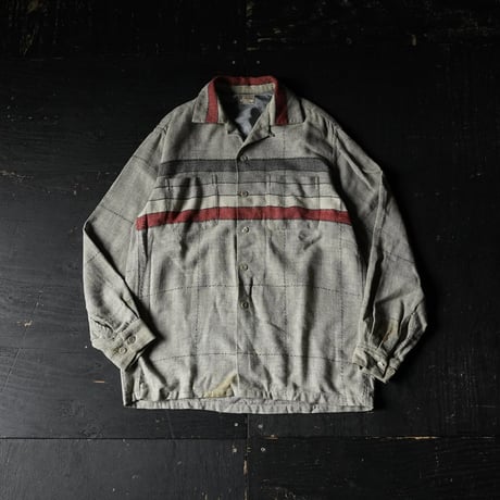 Mcgregor Wool Open collar Shirt (60s M Made in USA)