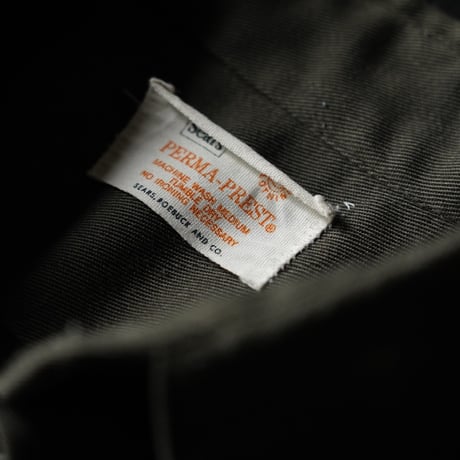 Sears Cotton Twill Work Shirt (60s about M Good Color)