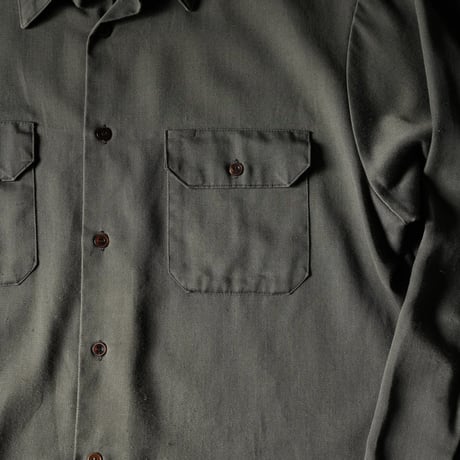 Sears Cotton Twill Work Shirt (60s about M Good Color)