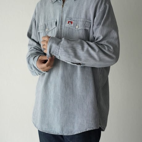 Ben Davis Half Zip Pullover Shirt - Cotton