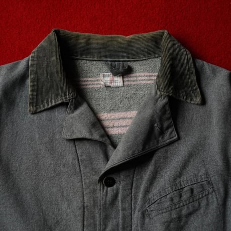 30-40s HERCULES Work Jacket - Black Chambray “巨人タグ”