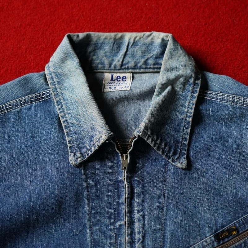 50s Lee 91-B Denim Work Jacket | globule mag. 50s Lee 91-B Denim Work Jacket | globule mag.