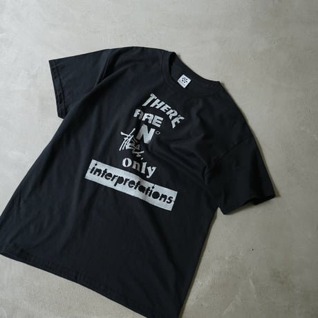 Yoshinori Kato × globule mag. Dual Hand Printed T-Shirt / No Facts