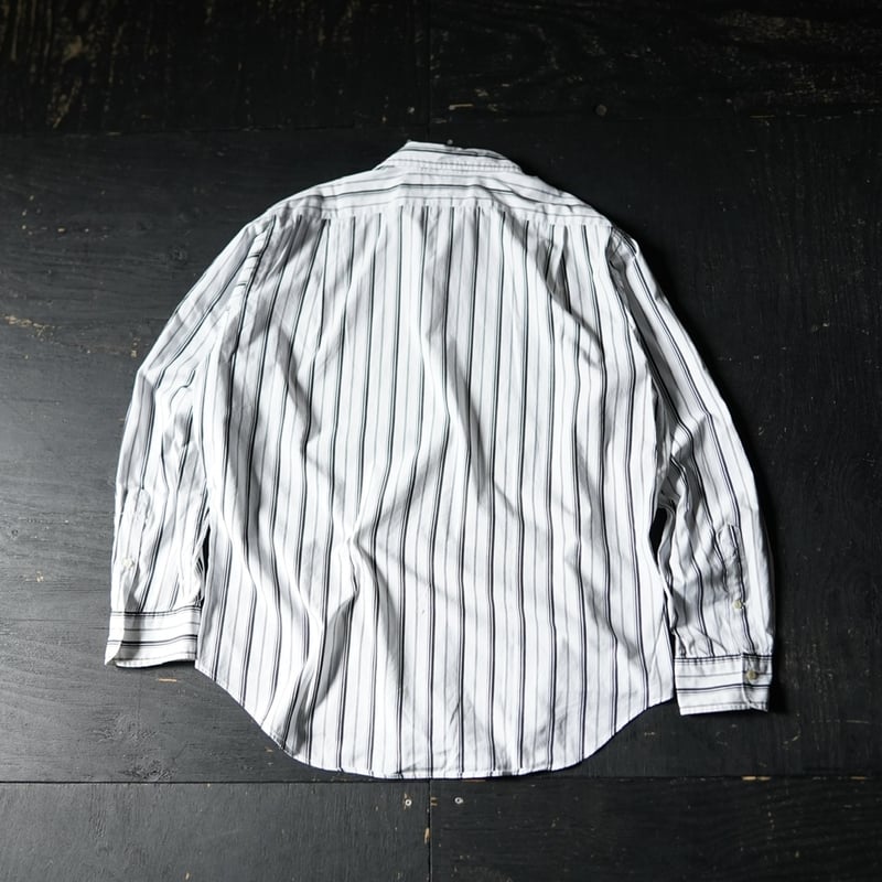ラルフローレン 極美品 現行 L/S shirt 0 stripe 黒白 極美品 現行 ラルフローレン L/S shirt 0 stripe 黒白 トップス