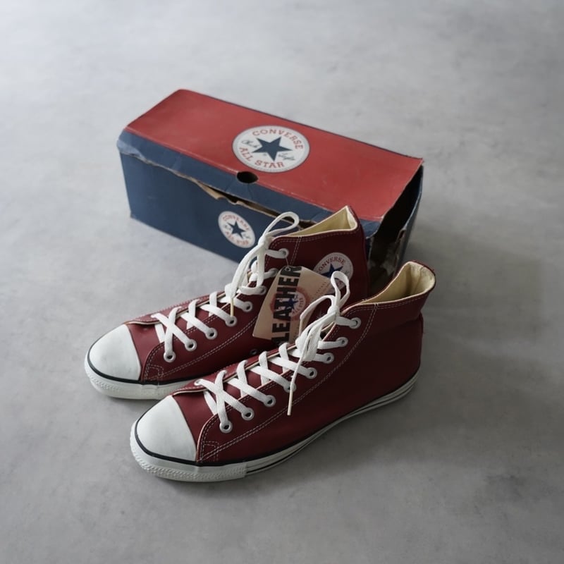 Converse All Star Hi Leather (90s Red US9 1/2