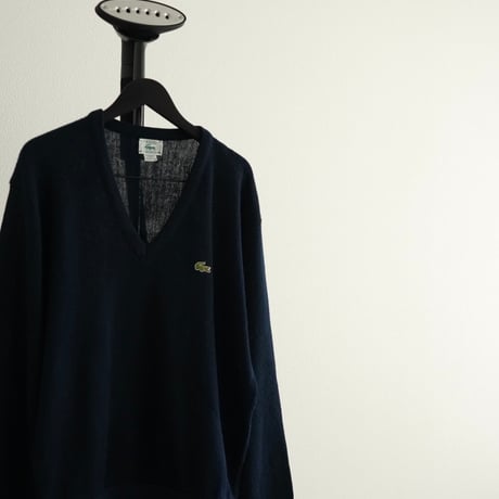Izod Lacoste V Neck Sweater（90s L made in USA）